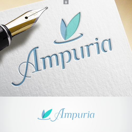 "LOGOTIPO AMPURIA COSMETICOS E PERFUMES" winning Logo & brand identity pack