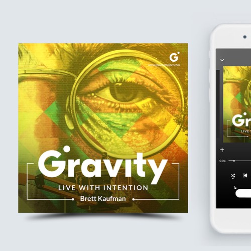 Create stunning, psychedelic cover art for my podcast Design by Barun Kayal