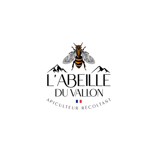 logo for passionate beekeeper Design by MO.Shaheen