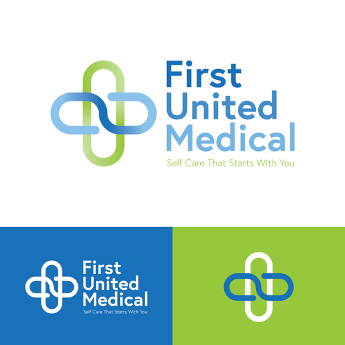 First United Medical Logo Contest Design by Wilkie Creative