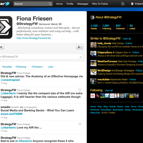 Twitter Background for Marketing Company Design por SanHer