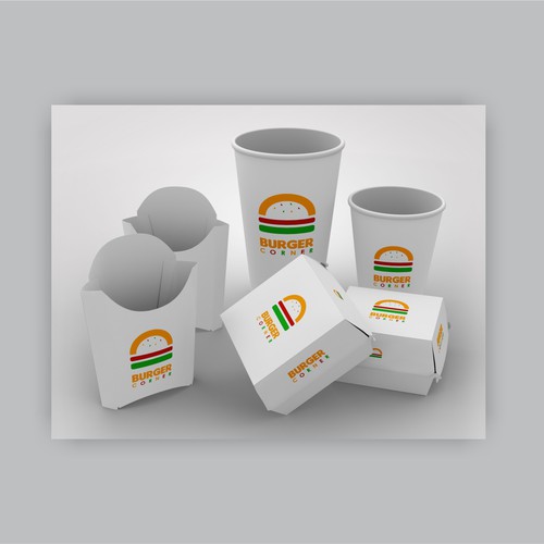 burger corner logo | Logo design contest