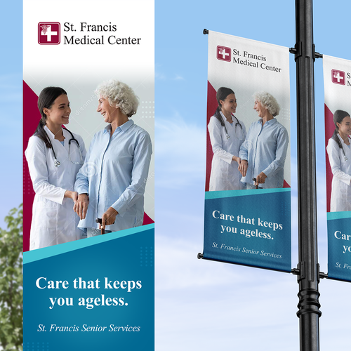 Design a banner that attracts older adults & families to use our specialized senior care & services Design by KeenDesigns