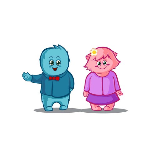 Cartoon/Mascot character for children TV Réalisé par Rozart ®