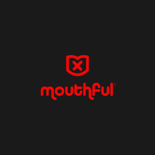 Strong, spunky yet clean logo for mouthful Design by Startline Strategies