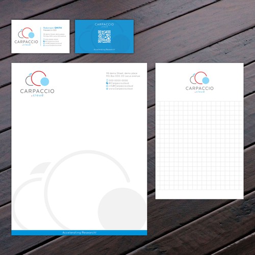 Give more muscle to research with graphic ID for CARPACCIO.cloud Design by Felix SH