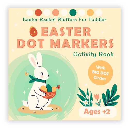 Easter Coloring Activity Book For Kids Design by Kristydesign