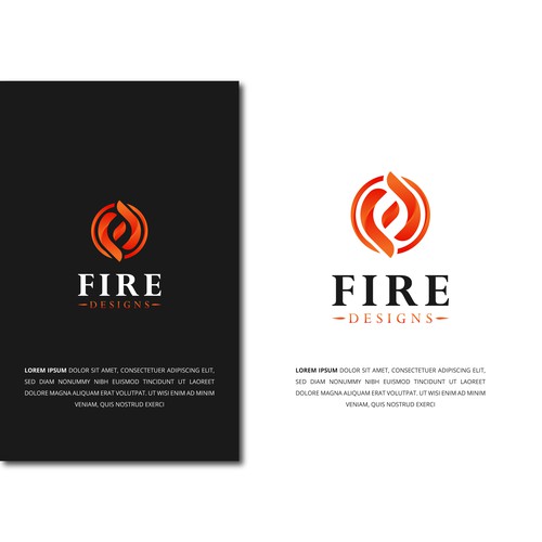 Design Fire Designs logo extravaganza!! por exson