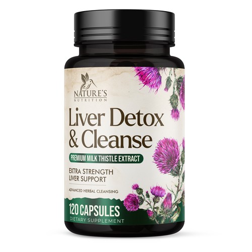 Natural Liver Detox & Cleanse Design Needed for Nature's Nutrition Diseño de UnderTheSea™