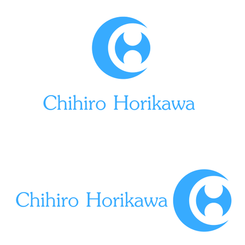 Design vincitore del contest "CHIHIROロゴ" realizzato da 