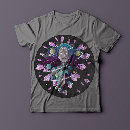 Illustrate a Sci-Fi girl, take over the universe! Design by Ol Mit