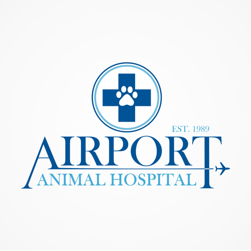 Create the next logo for Airport Animal Hospital Réalisé par TwoStarsDesign