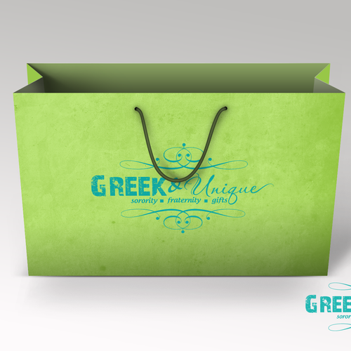Design di New logo wanted for Greek and Unique! di ✱afreena✱