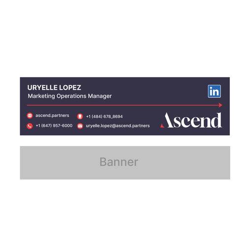 Design di Ascend Partners New Branded Email Signature di Ganesh Anvekar