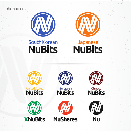 Vectorize logo and pick colors of new NuBits for South Korea and Japan Design by tedge17™