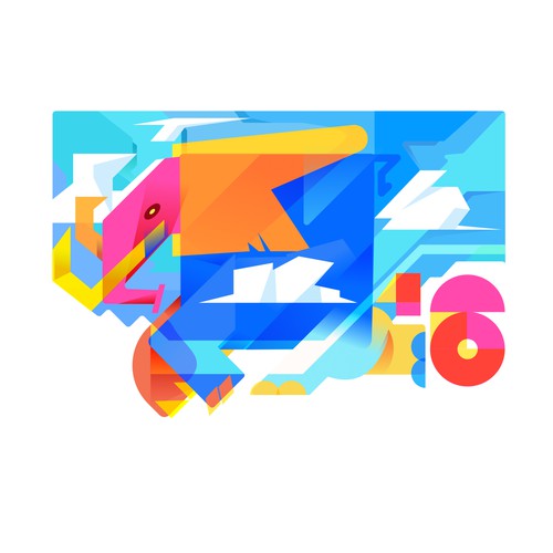 PostgreSQL v16 Release Artwork Design von calesatama