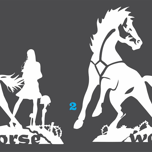 War Horse is ready to go into battle with your amazing sketch Design by Visual Edge