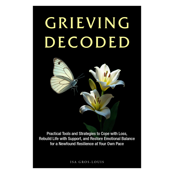 "Grieving Decoded" Book Cover Design 