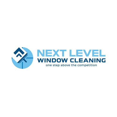 eye-catching window cleaning logo, appeals to homeowners. Design by sriredjeki