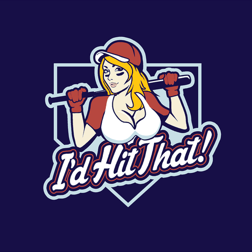Fun and Sexy Softball Logo Design by BennyT