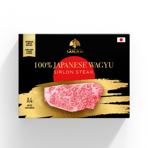 100% JAPANESE WAGYU STEAK Design by Nubia Design