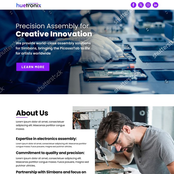 Clean Design for Technology company