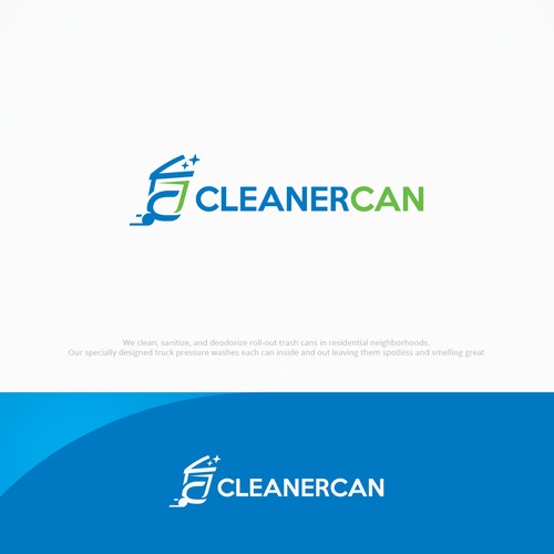 Duha™さんのModern, Professional Logo for Trash Can Cleaning Companyデザイン