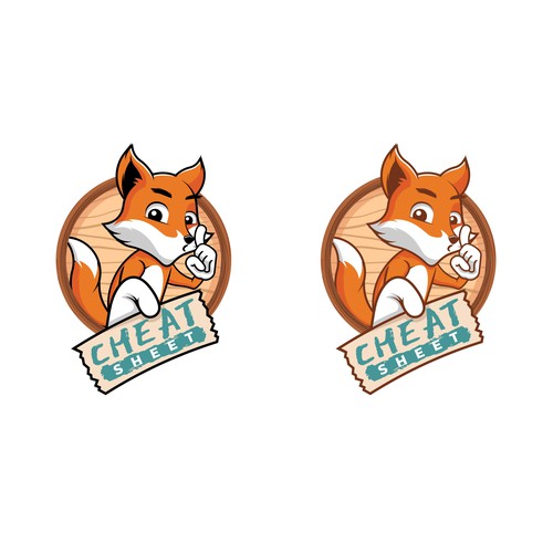 Unique descriptive combo mascot Logo that embodies the action of cheating on a test & shortcuts Design von DevDevit   ★ ★ ★ ★ ★