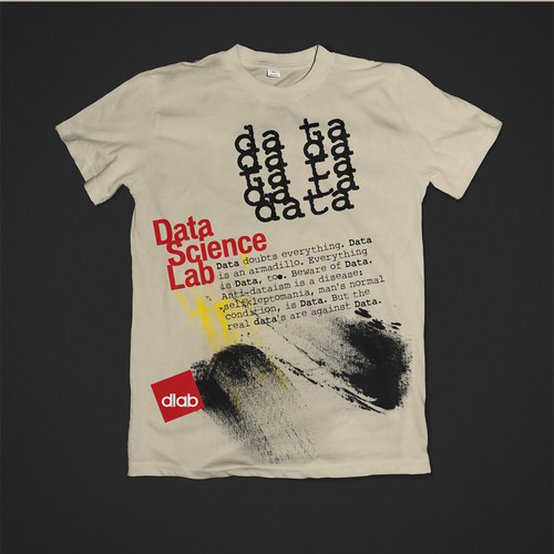 Design by zuccheronero titled "EPFL Data Science Lab (dlab) needs a dada T shirt"