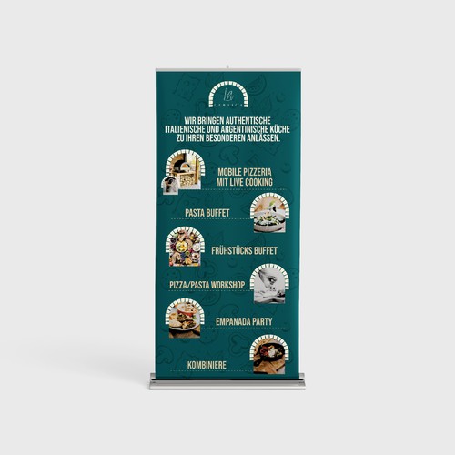 Roll-Up for special Catering Design von adya.