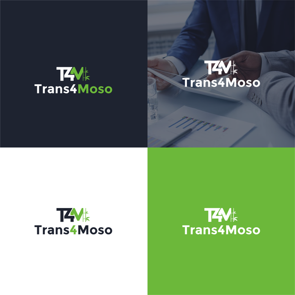 Design by aripbalok titled "Fine, Modern & Trustworthy Trans4Moso Logo & Biz Card 4 Sustainable Growth"