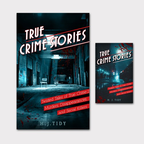 True Crime eBook cover. Diseño de Rafido