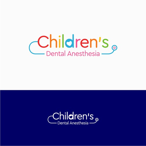 Children’s dental anesthesia company logo Design by Logood.id