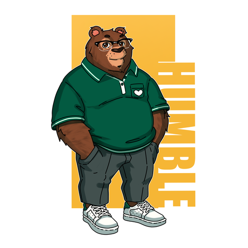 Yeah I know, another Bear design. But Let's make this one is special with Love. Diseño de Little George