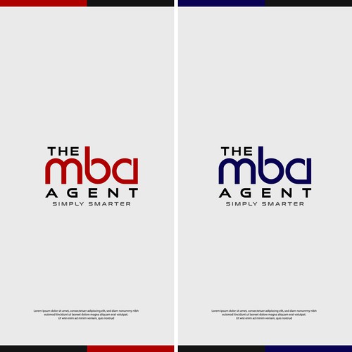 New Logo for The MBA Agent (and slogan) including image/icon Design by be.Infantry