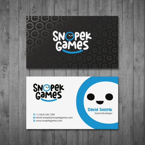 Business Cards for an indie Game Developer Design by Tcmenk