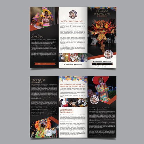 Creative attractive brochure design for Cultural Museum Design by Alex986