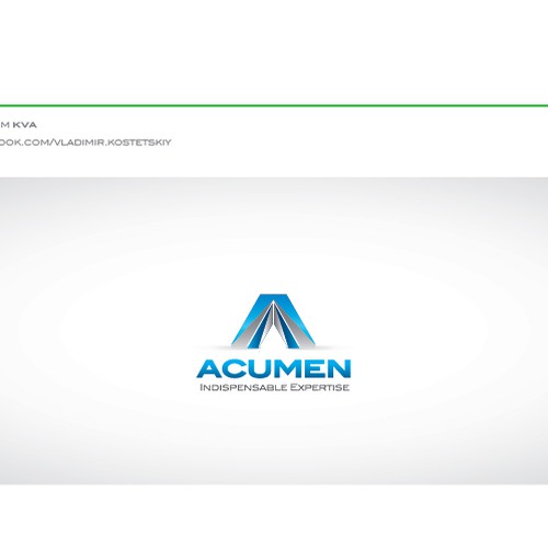 Acumen. AGP, or no-name needs a new logo and business card Design by KVA