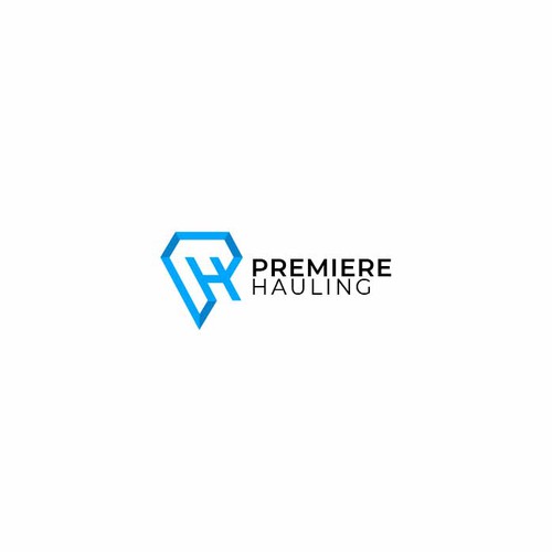 Premiere Hauling Logo Design Diseño de Rachmattt