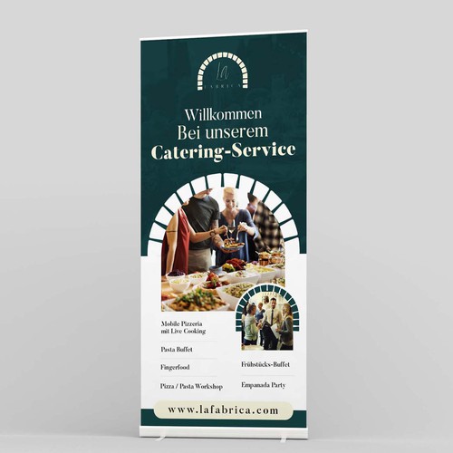 Roll-Up for special Catering Design von Monki D Loy