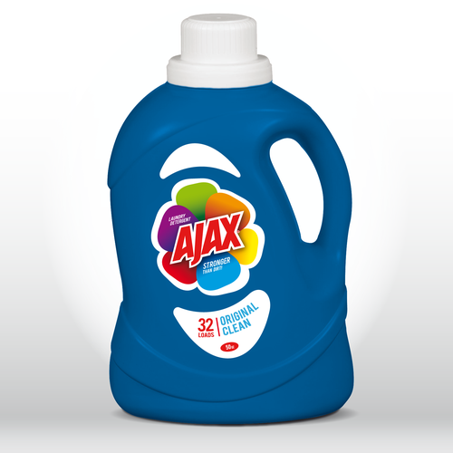 Ajax® Laundry Detergent Packaging Revamp Design by Mark Boneman