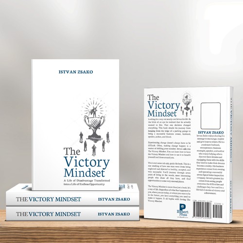 Design a powerful "Victory Mindset" book cover [no boring designers allowed!] Design by T.Primada