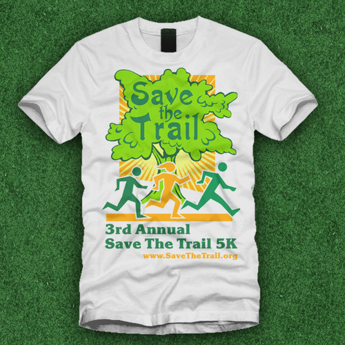 New t-shirt design wanted for Friends of the Capital Crescent Trail Design por Shelkov06