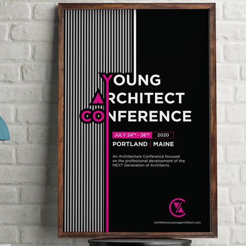 Poster Design for Millennial Architecture Conference Design by _Blue_