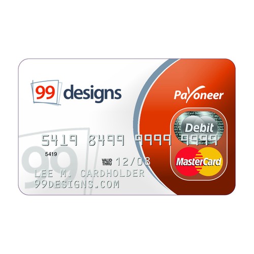 Prepaid 99designs MasterCard® (powered by Payoneer) Ontwerp door JIGM