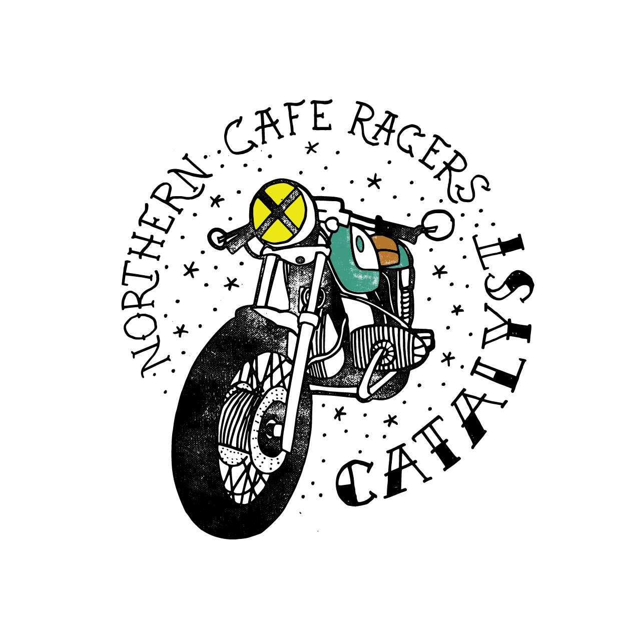 Cafe racer logo with the title 'Create design for custom Cafe Racer builder with an youthful feel for Northern Cafe Racers'