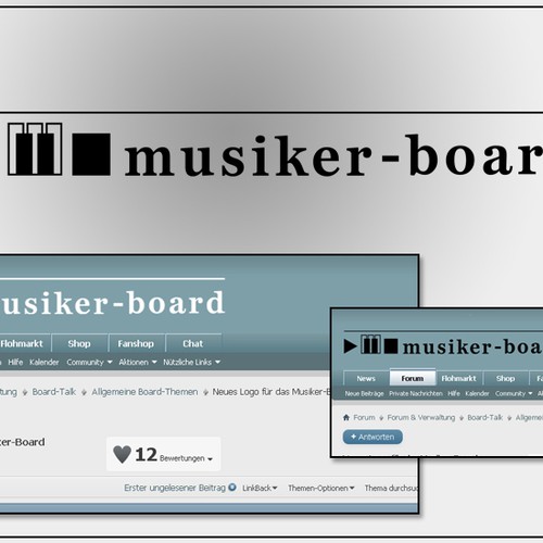 Logo Design for Musiker Board Design by curves2