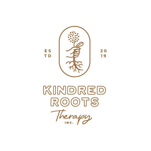 Retro Vibe Logo for Millennial Focused Therapy Practice Design by acinorev