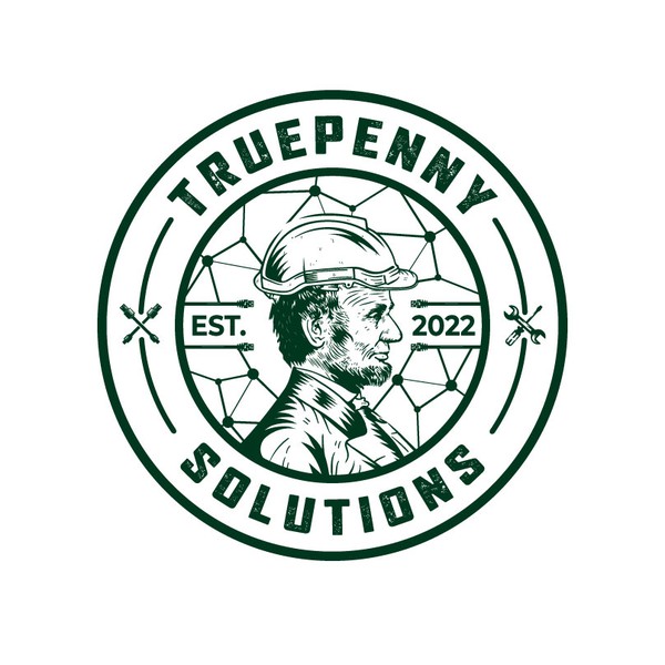 Design by ArtJY 99 titled "TRUEPENNY SOLUTIONS"
