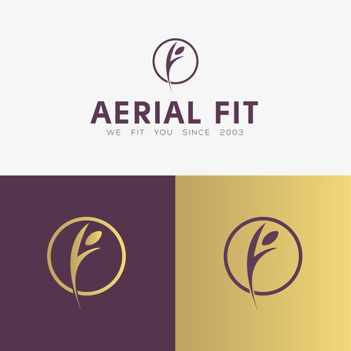 "Aerial Fit" Logo for our new aerial sports shop Design by mayurd151